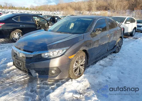 2018 Honda Civic Ex-L z USA, uszkodzony, nr VIN JHMFC1F79JX029967